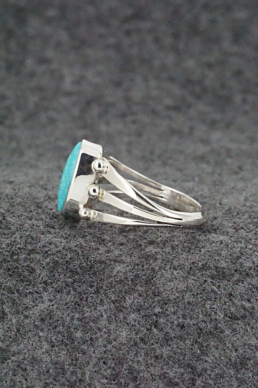 Turquoise & Sterling Silver Ring - Paige Gordon - Size 7.25