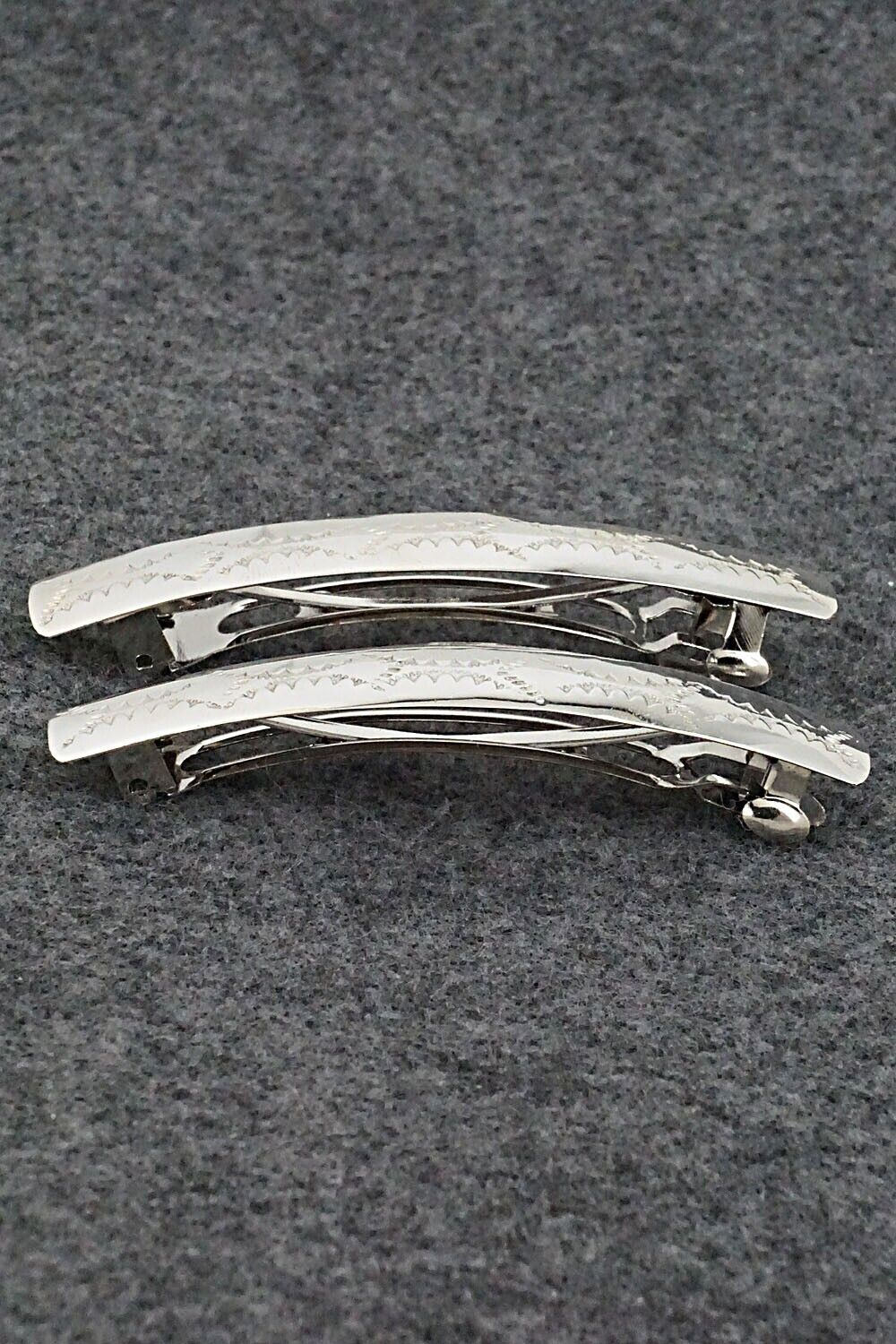 Sterling Silver Hair Barrettes - Randall Dalgai