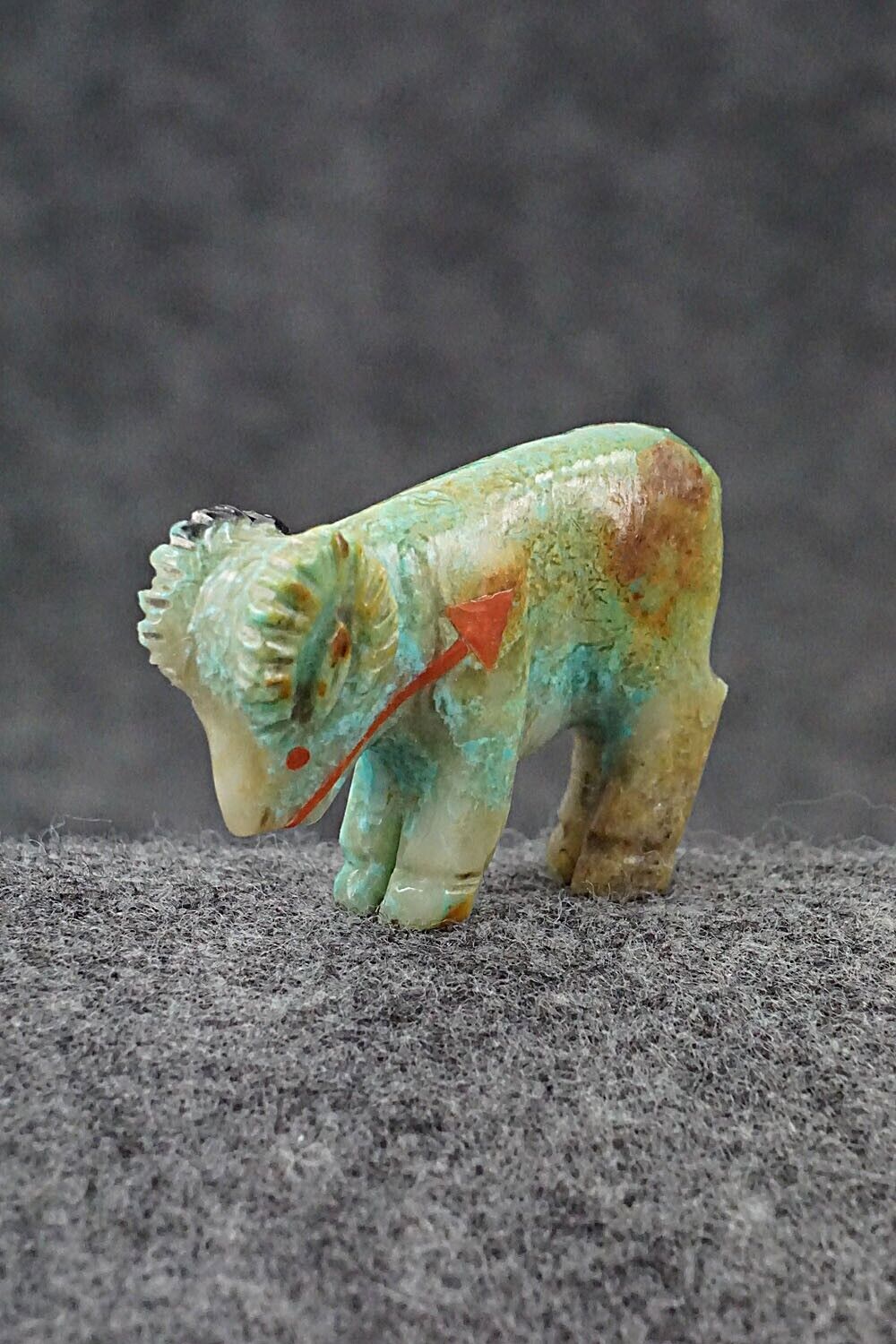 Ram Zuni Fetish Carving - Andres Quandelacy