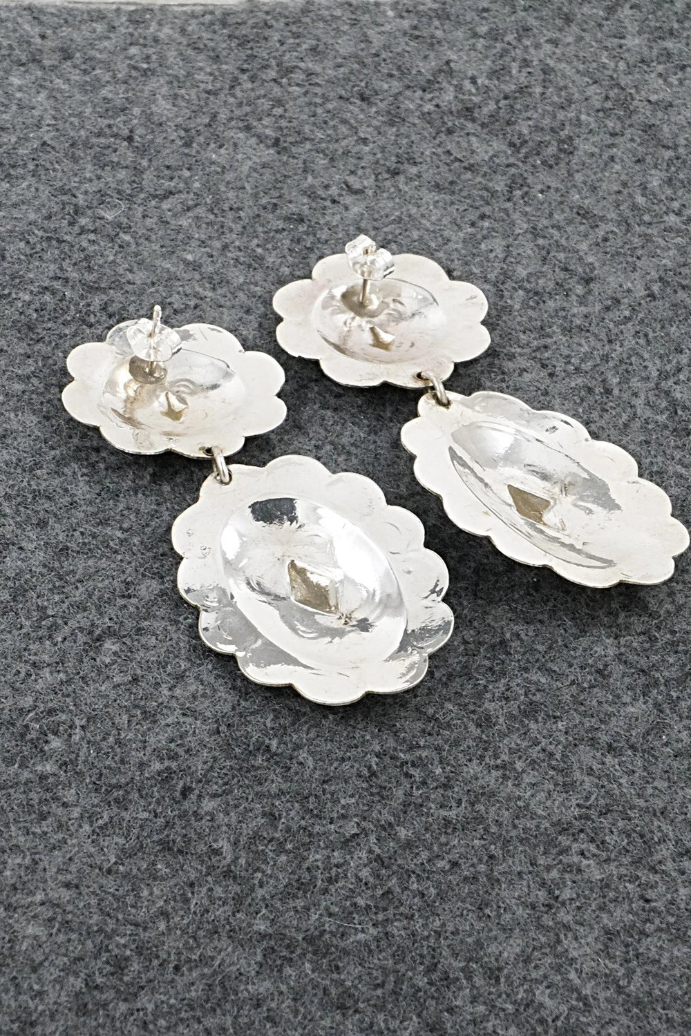 Sterling Silver Earrings - Bertha Begay
