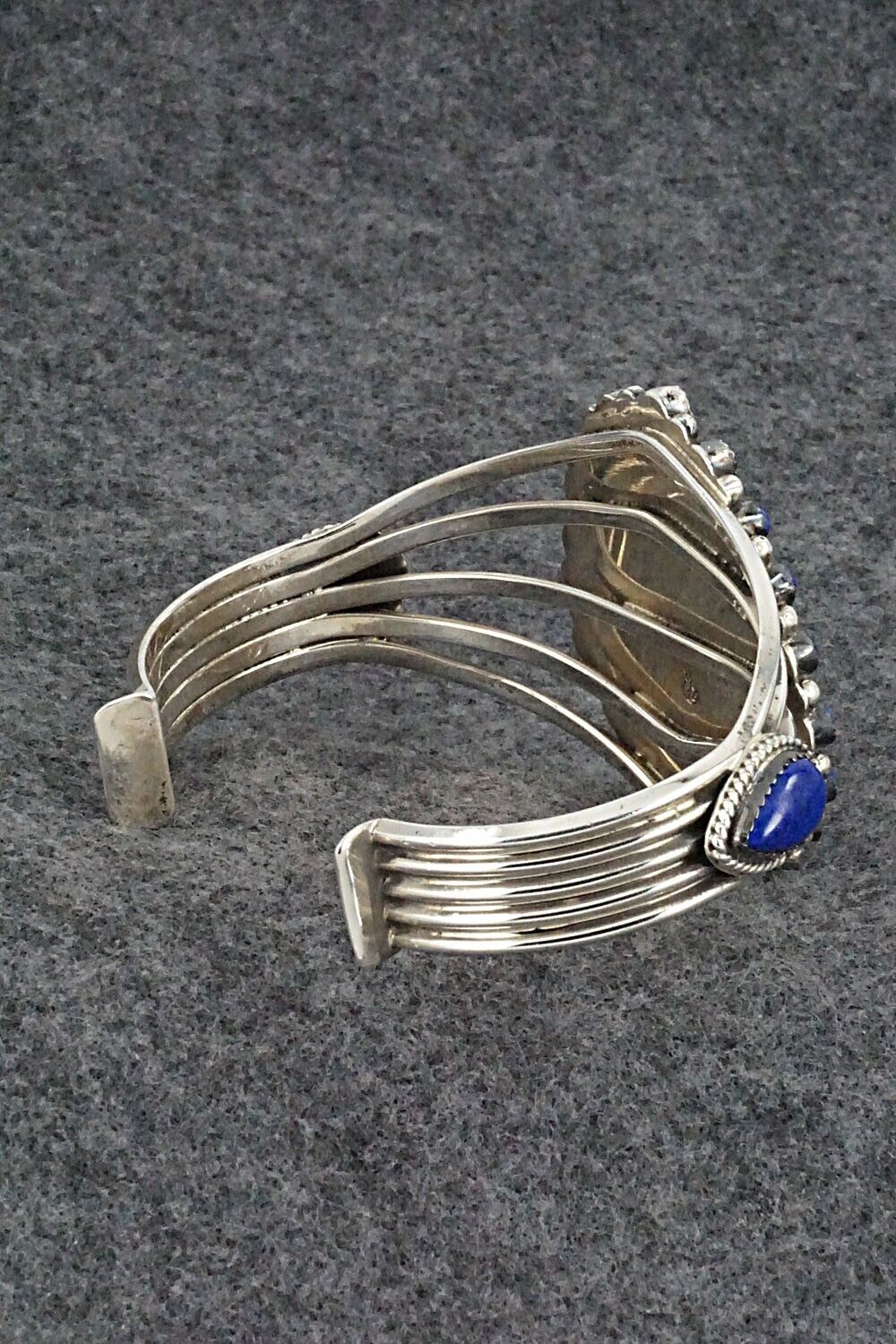 Lapis and Sterling Silver Bracelet - Navajo