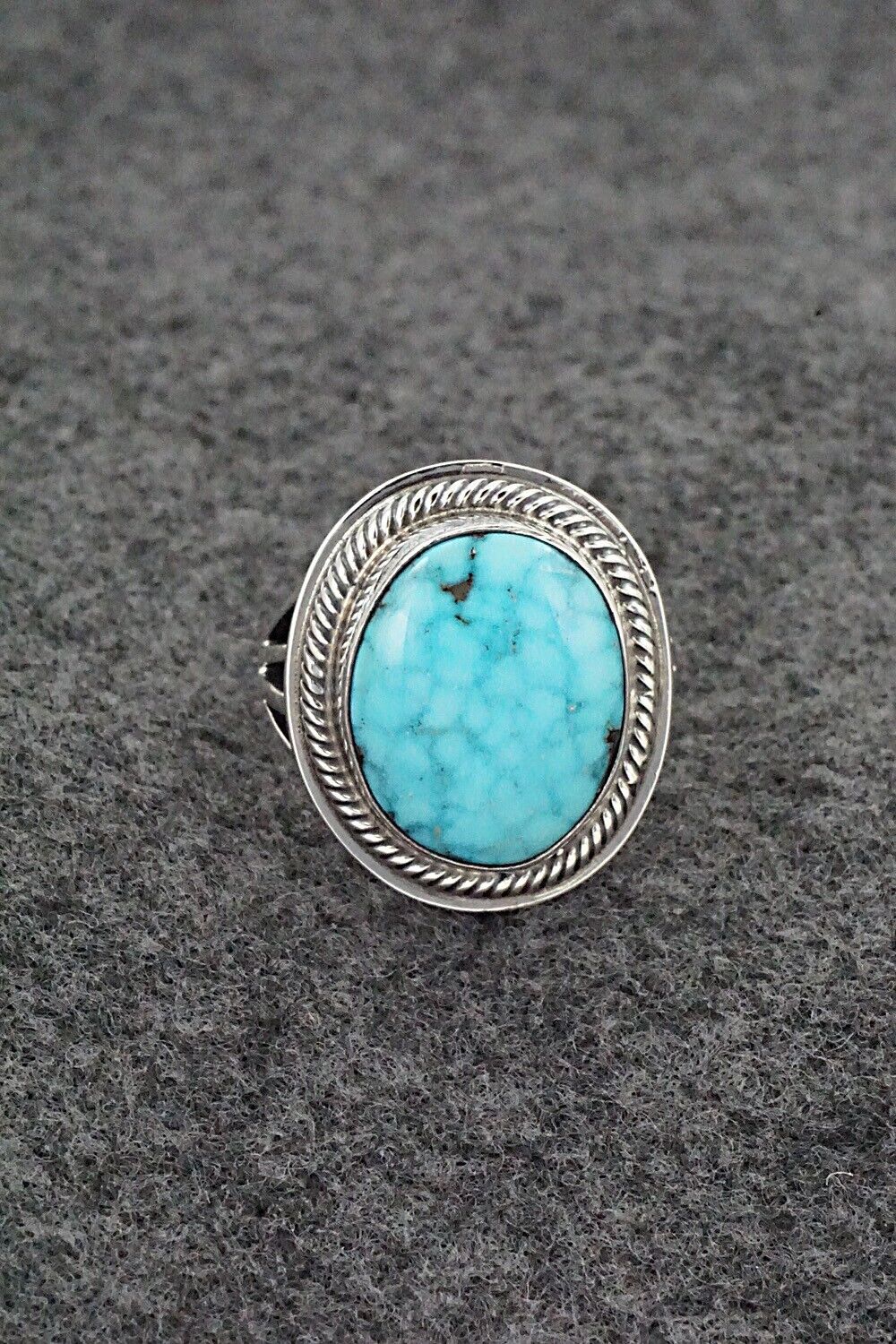 Turquoise & Sterling Silver Ring - Marita Benally - Size 7