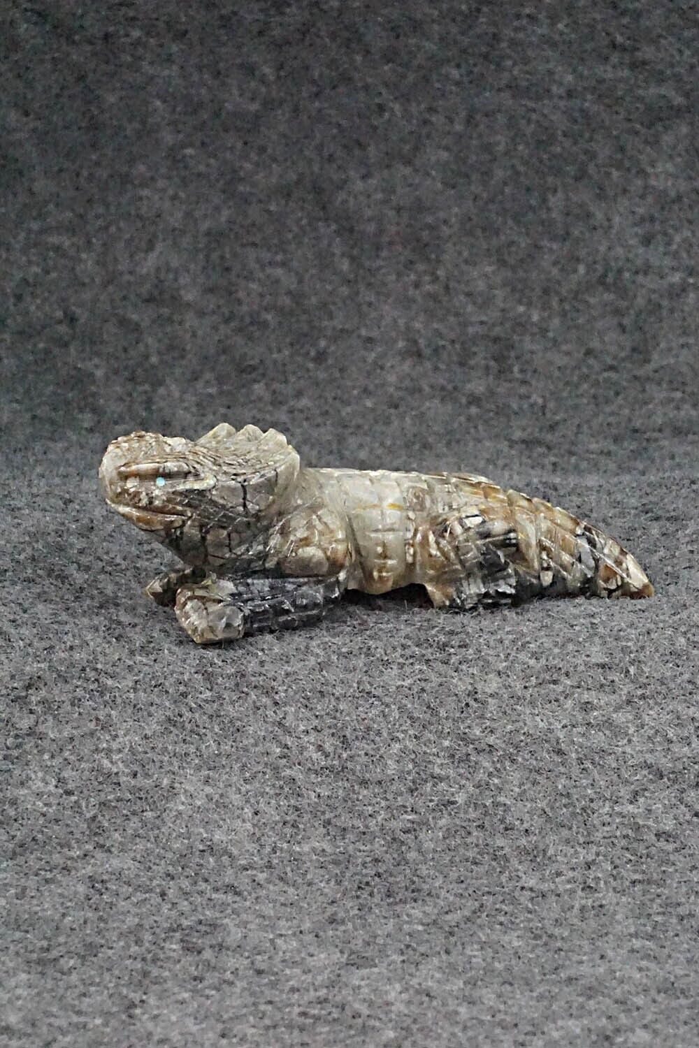Horned Toad Zuni Fetish Carving - Tony Mackel