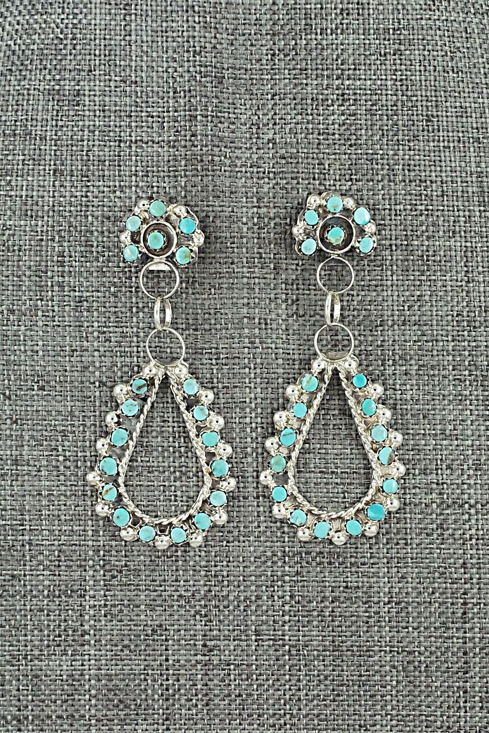 Turquoise & Sterling Silver Earrings - Joanne Cheama