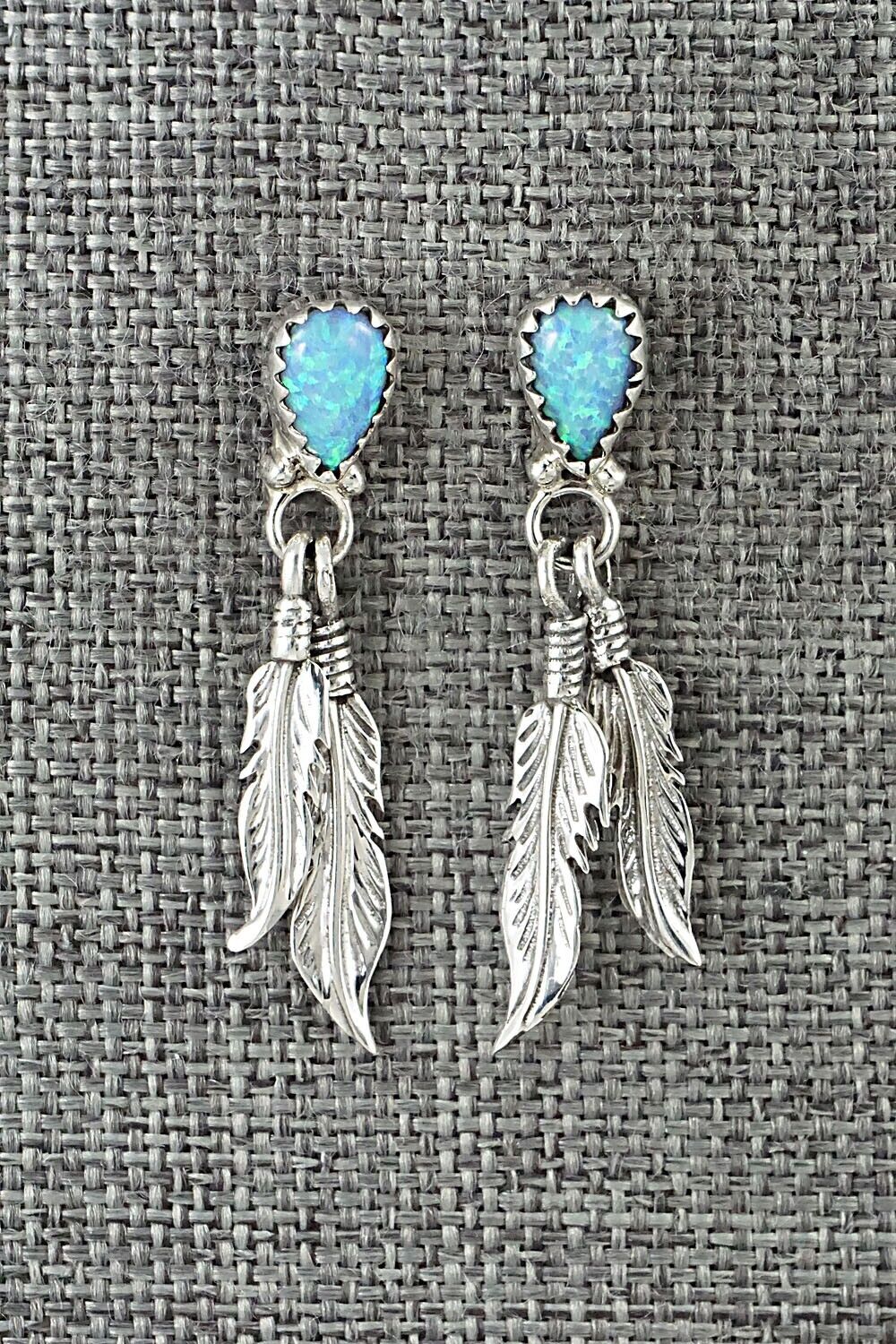 Opalite & Sterling Silver Earrings - Judy Largo