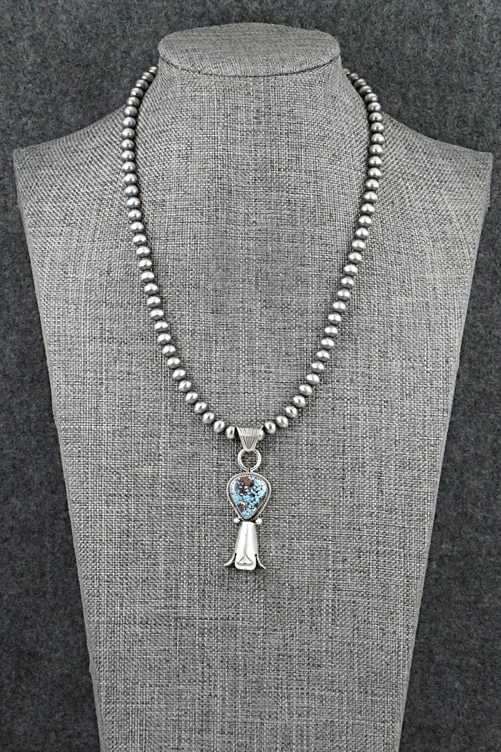 Turquoise & Sterling Silver Necklace - Sharon McCarthy