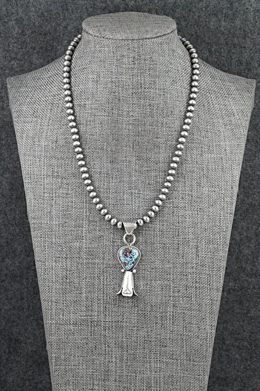 Turquoise & Sterling Silver Necklace - Sharon McCarthy