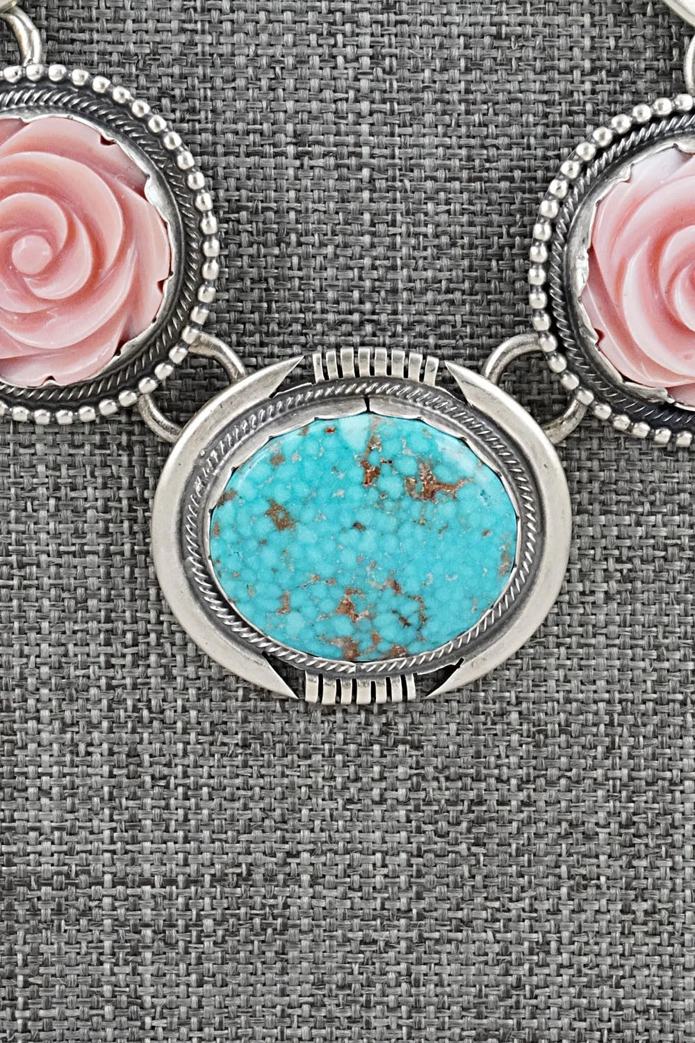 Multi-Stone & Sterling Silver Necklace - Paul Livingston