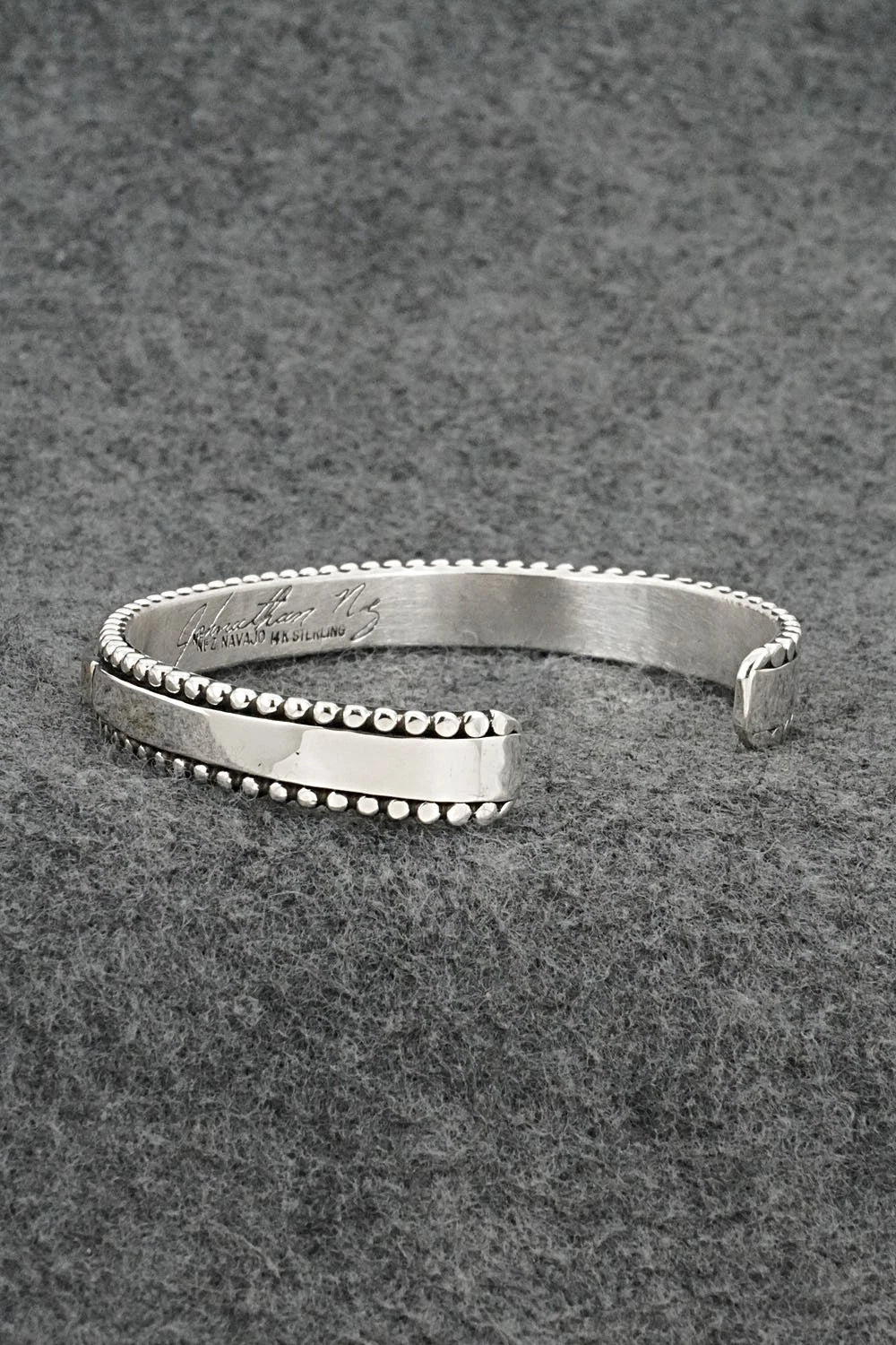Sterling Silver and 14k Gold Bracelet - Jonathan Nez