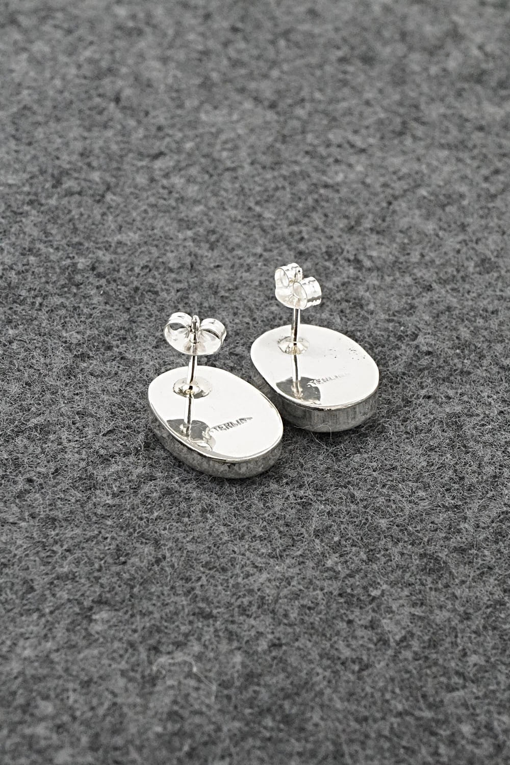 Turquoise & Sterling Silver Earrings - Rosemary Saunders