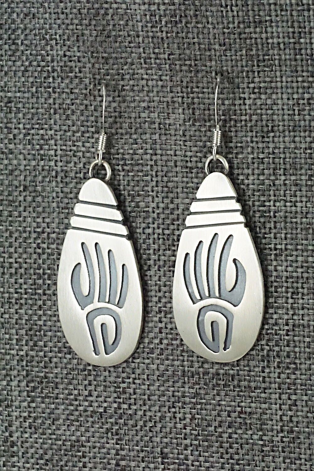 Sterling Silver Earrings - Charlie Yazzie