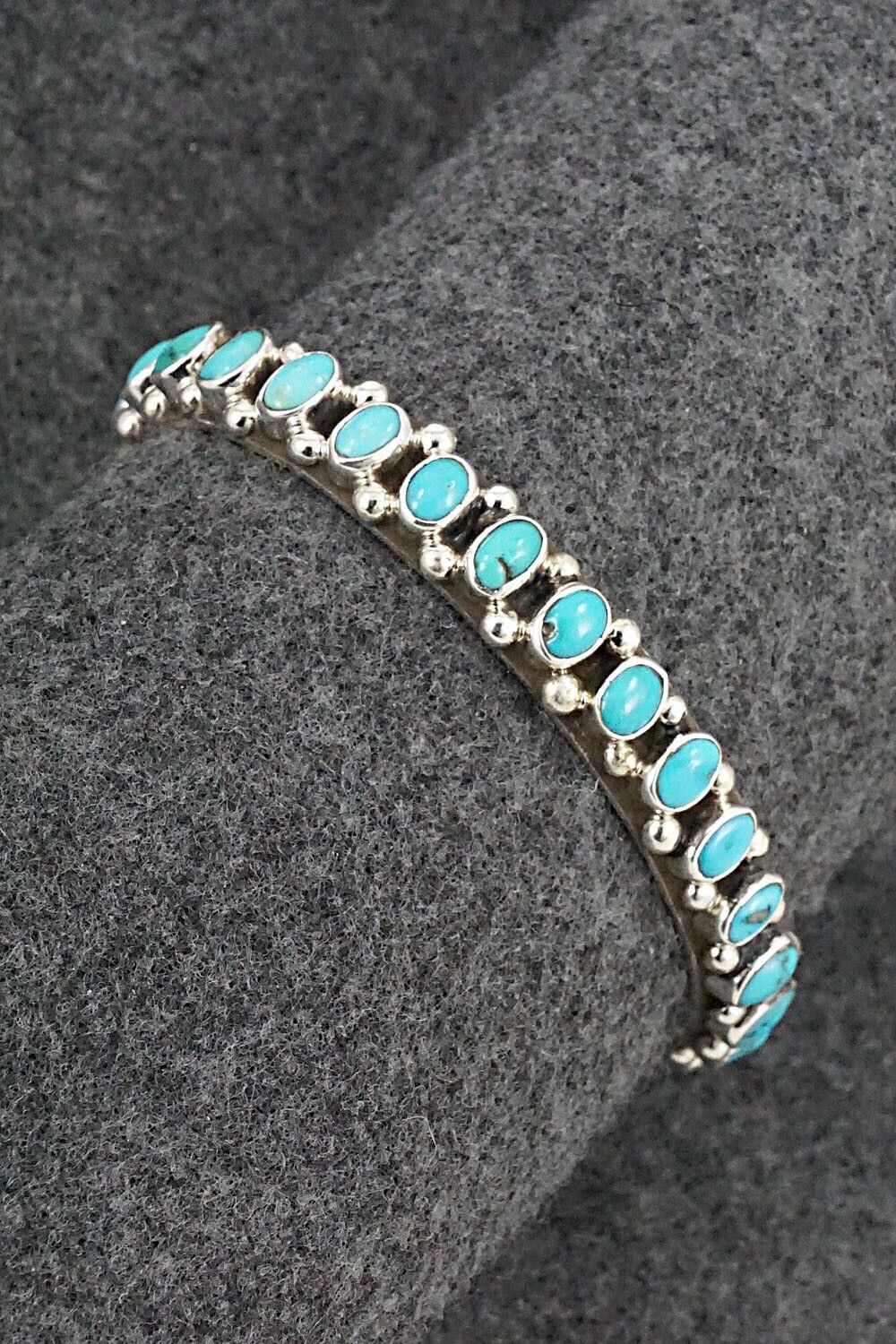 Turquoise & Sterling Silver Bracelet - Darlene Begay