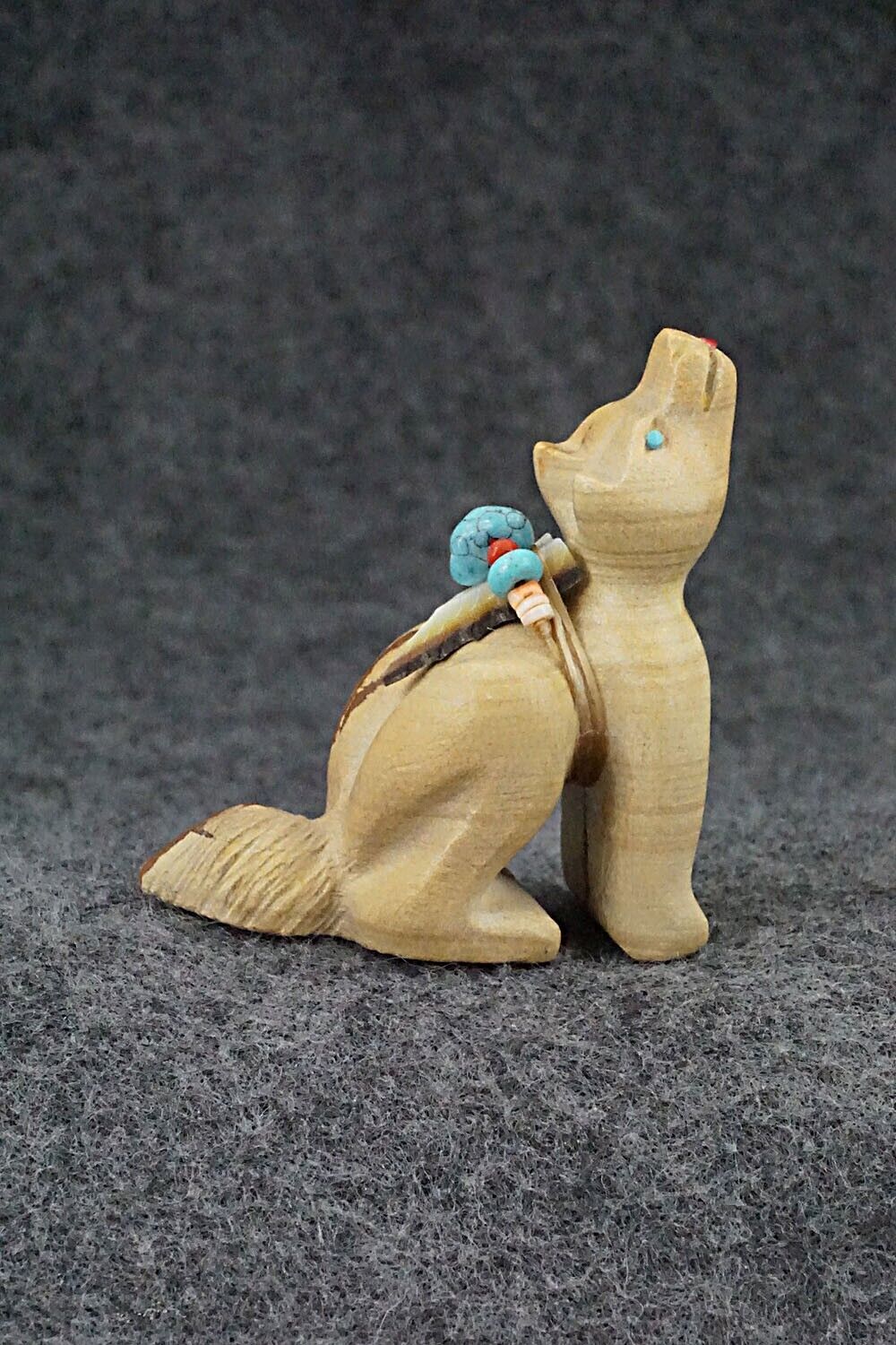 Wolf Zuni Fetish Carving - Douglas Martza