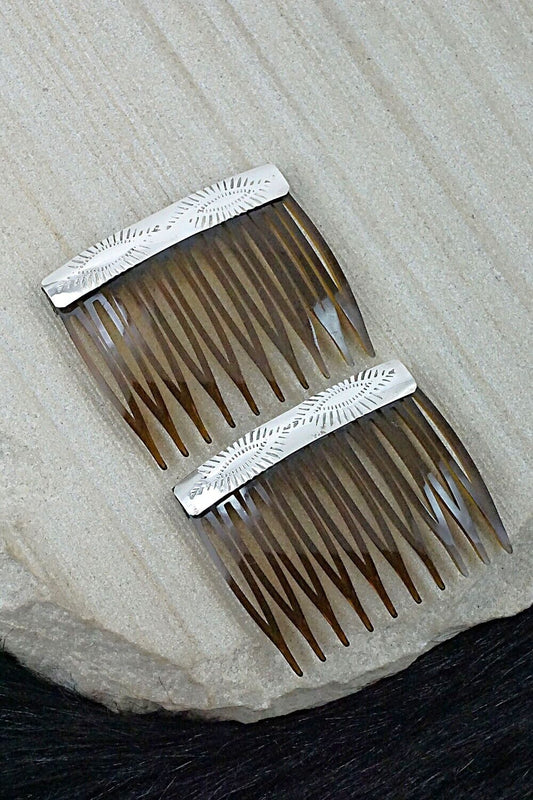 Sterling Silver Hair Combs - Randall Dalgai