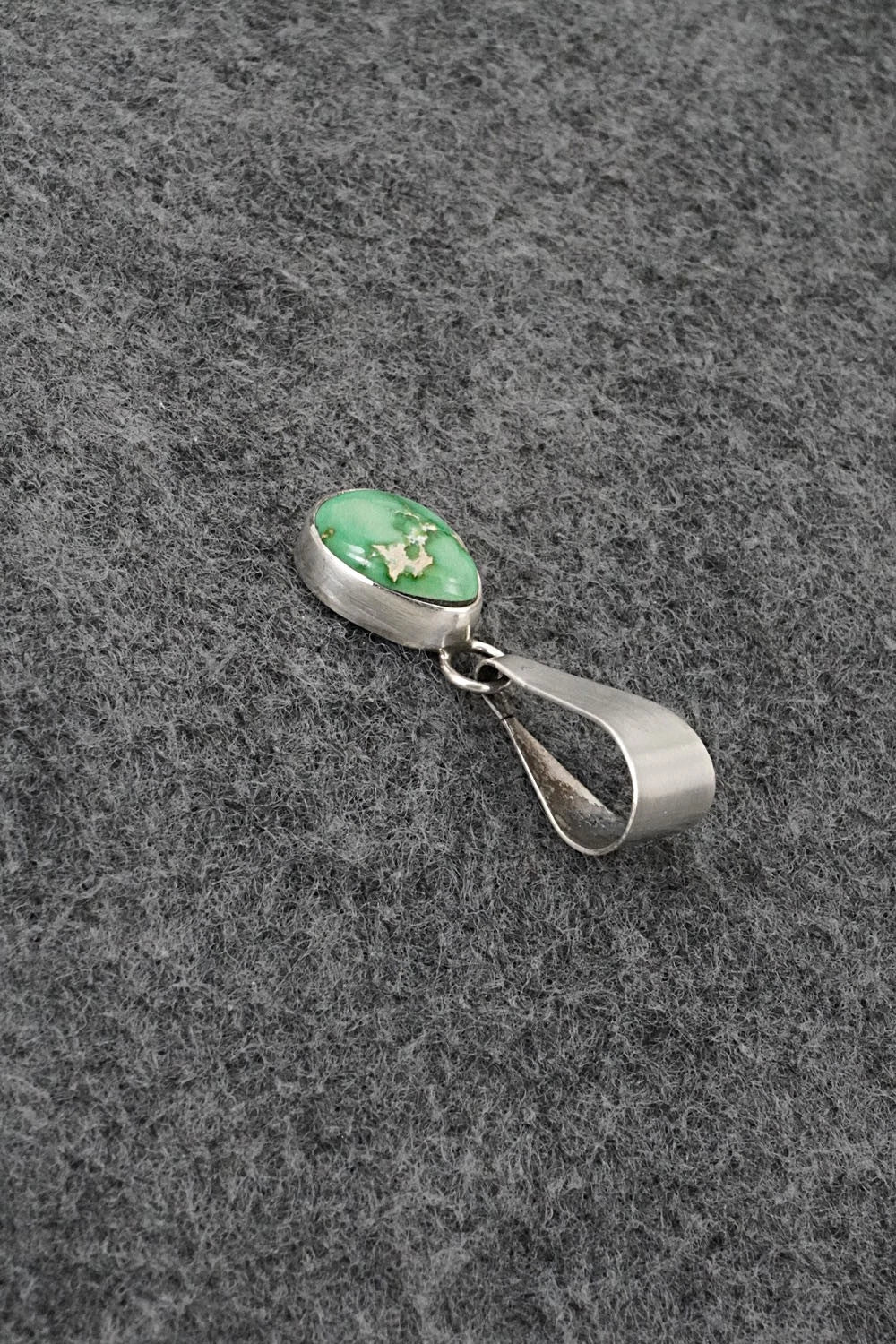 Turquoise & Sterling Silver Pendant - Rosemary Saunders