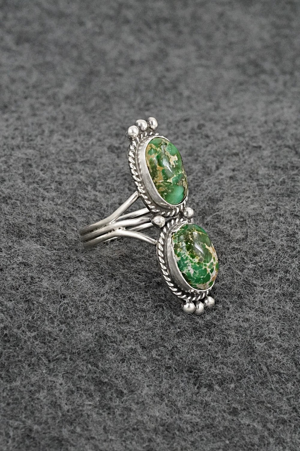 Turquoise & Sterling Silver Ring - Rena Begay - Size 7