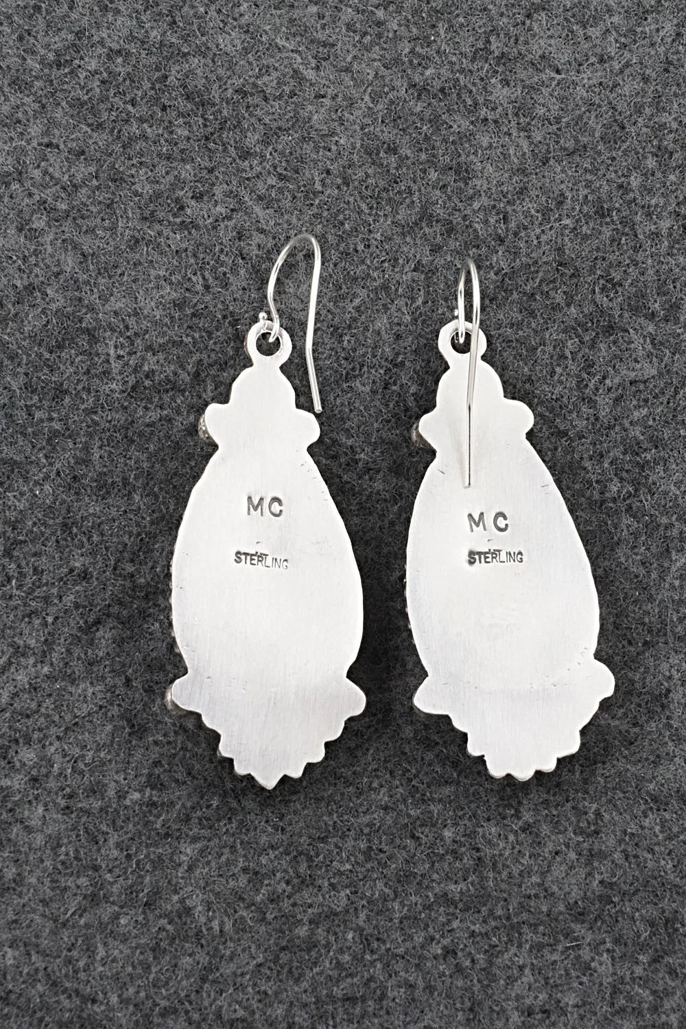 Turquoise & Sterling Silver Earrings - Michael Calladitto
