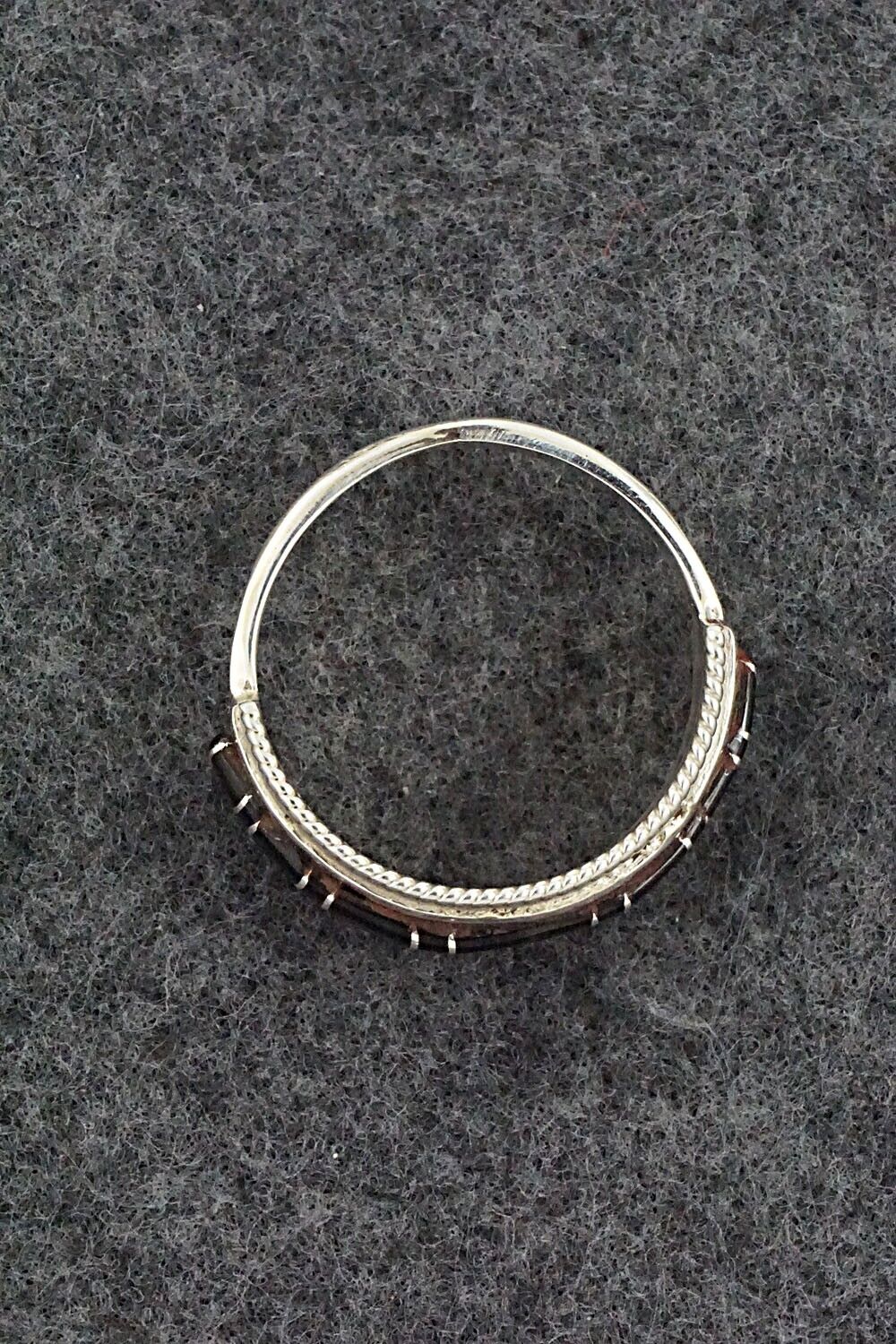 Onyx & Sterling Silver Ring - Deirdre Luna Panteah - Size 14