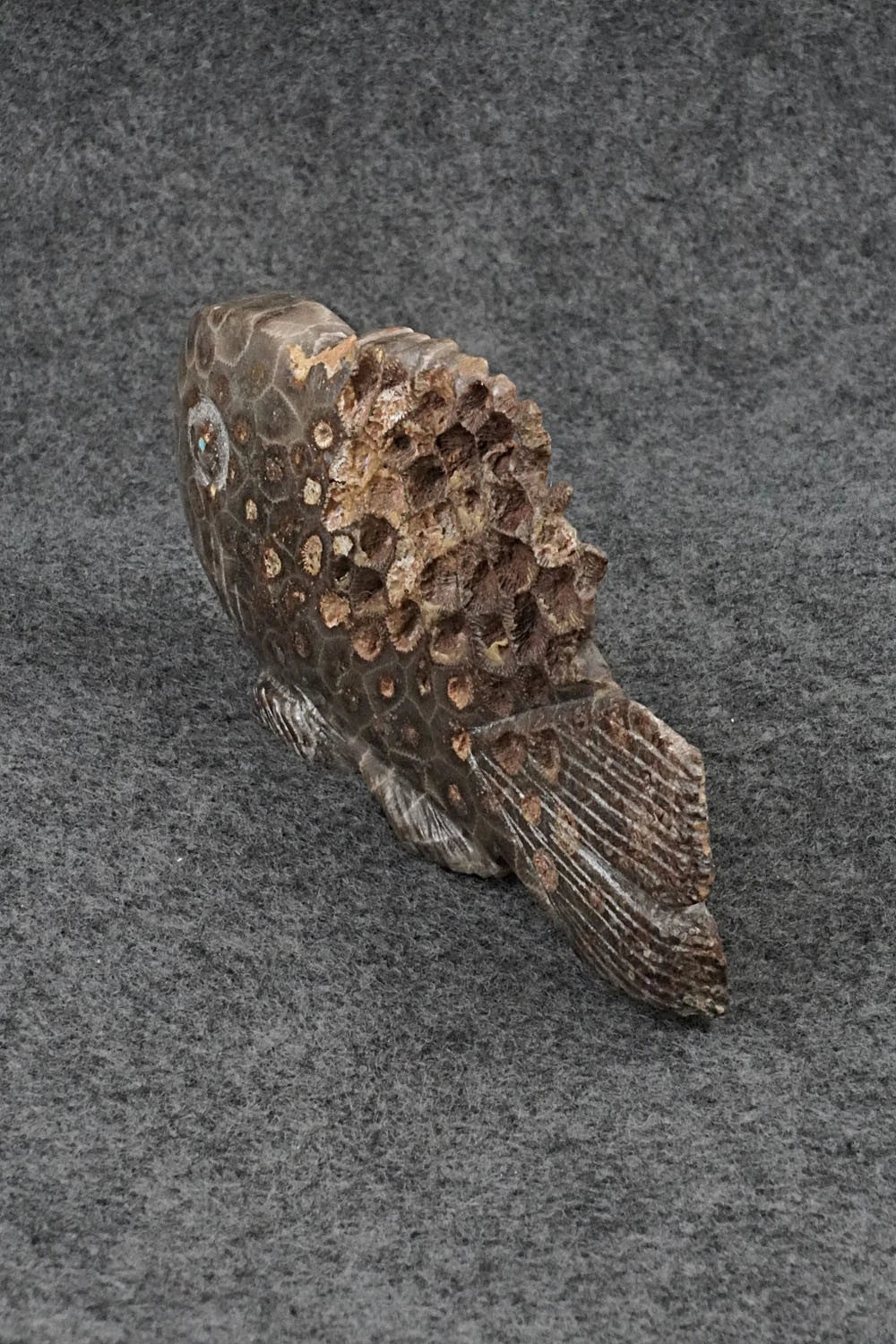 Fish Zuni Fetish Carving - Tony Mackel