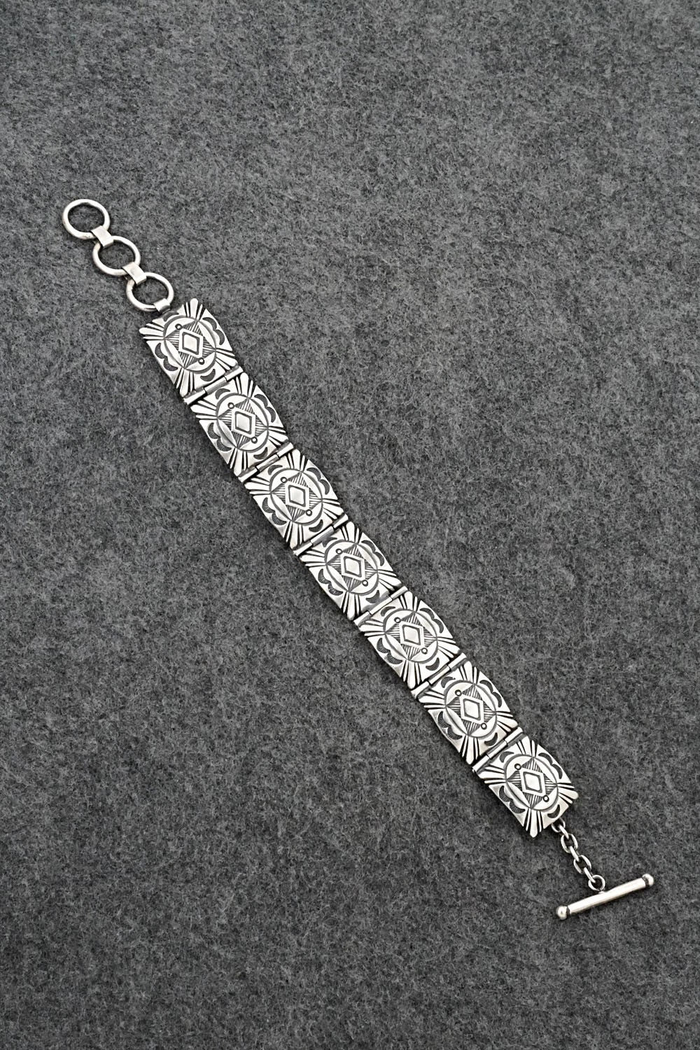 Sterling Silver Link Bracelet - Elgin Tom