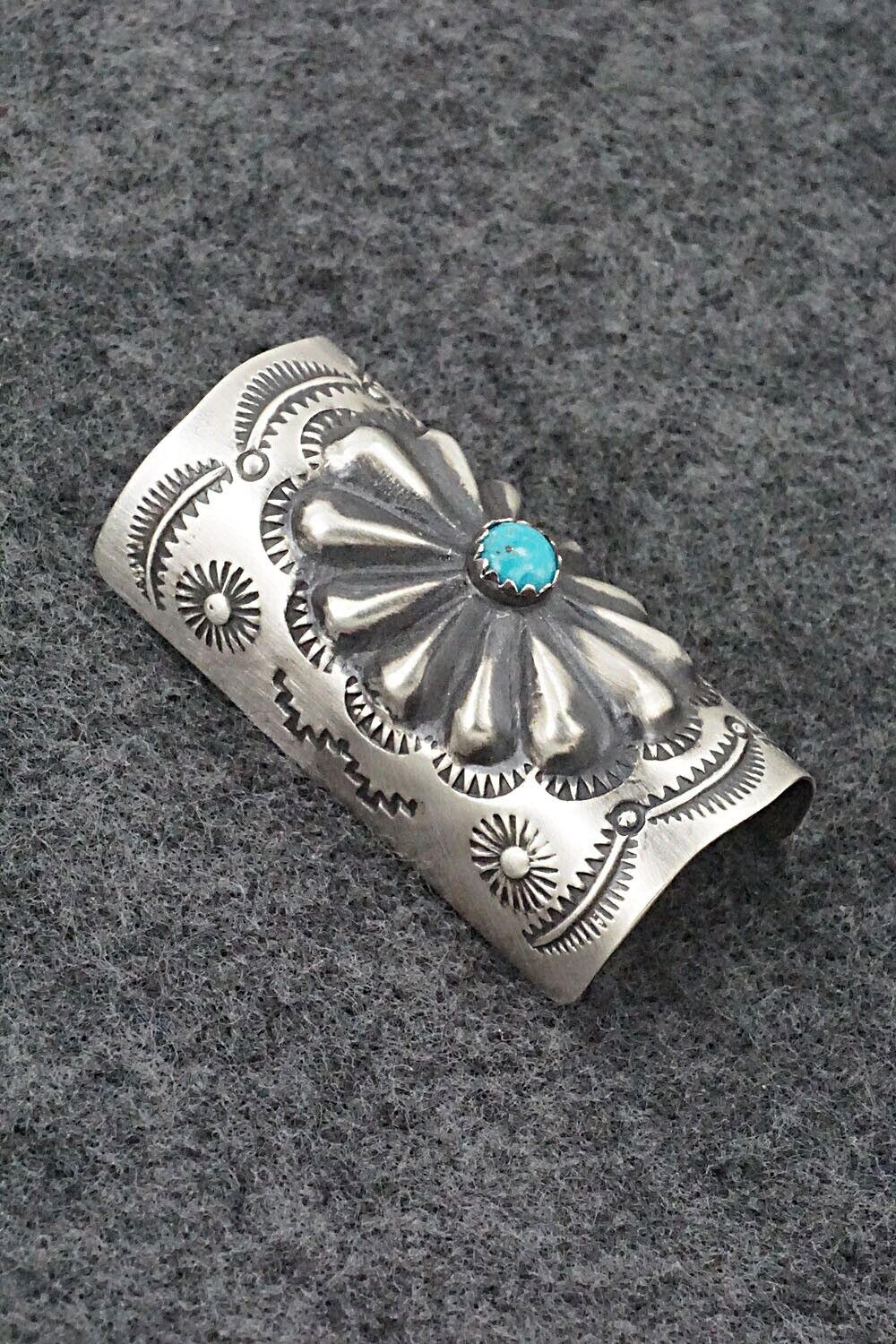 Turquoise & Sterling Silver Hair Pin - Arlene Soce