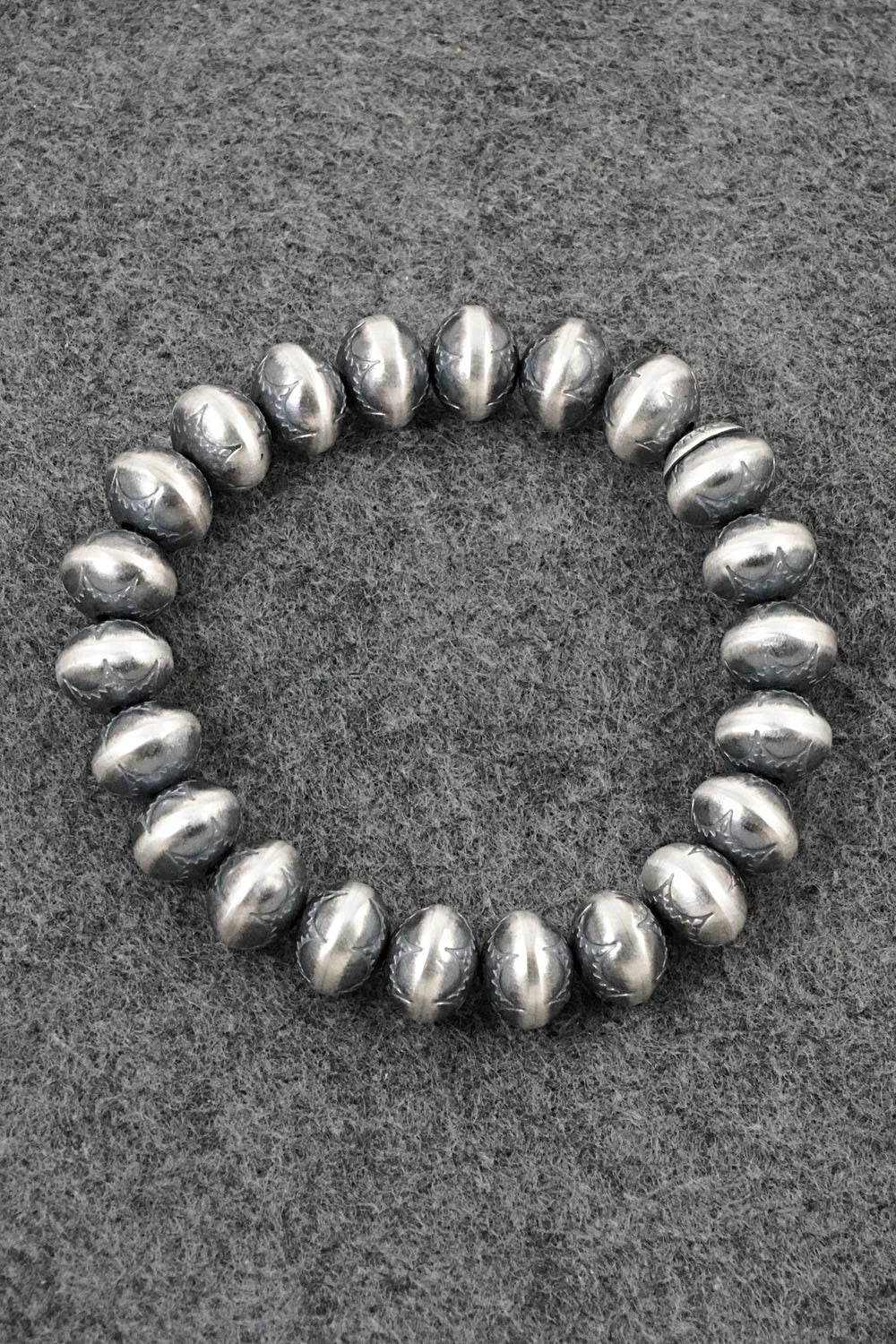 Sterling Silver Navajo Pearl Bracelet - Bryannen Halwood