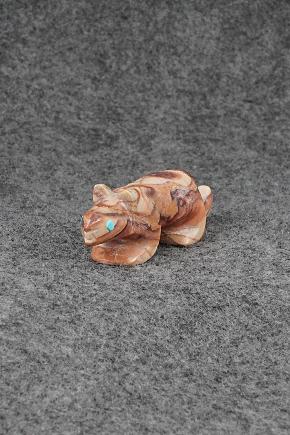 Mountain Lion Zuni Fetish Carving - Ronnie Lunasee