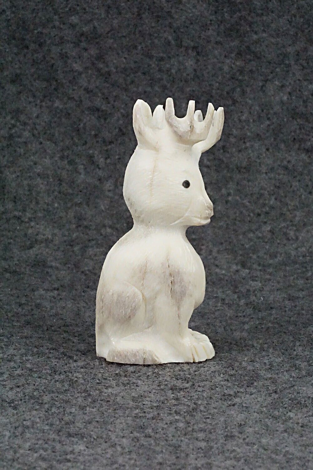 Jackalope Zuni Fetish Carving - Chris Peina