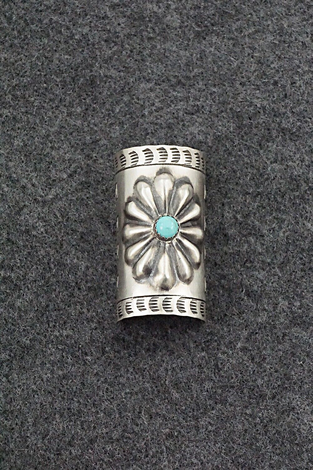 Turquoise & Sterling Silver Hair Pin - Arlene Soce
