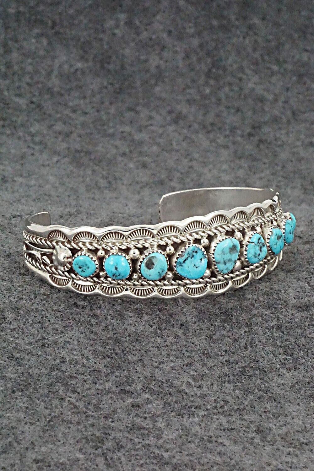 Turquoise & Sterling Silver Bracelet - Anthony Brown