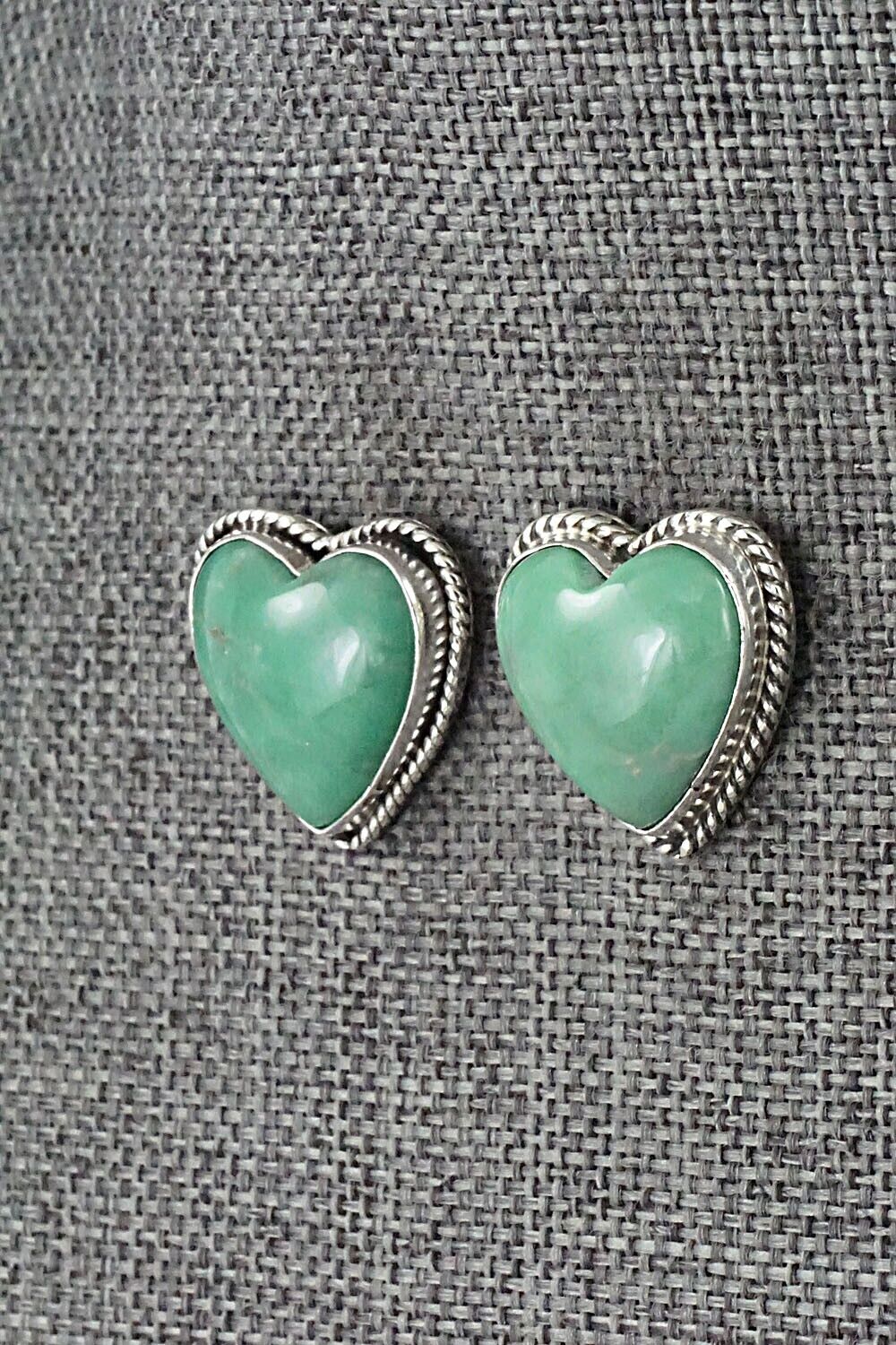 Turquoise and Sterling Silver Earrings - Sharon McCarthy