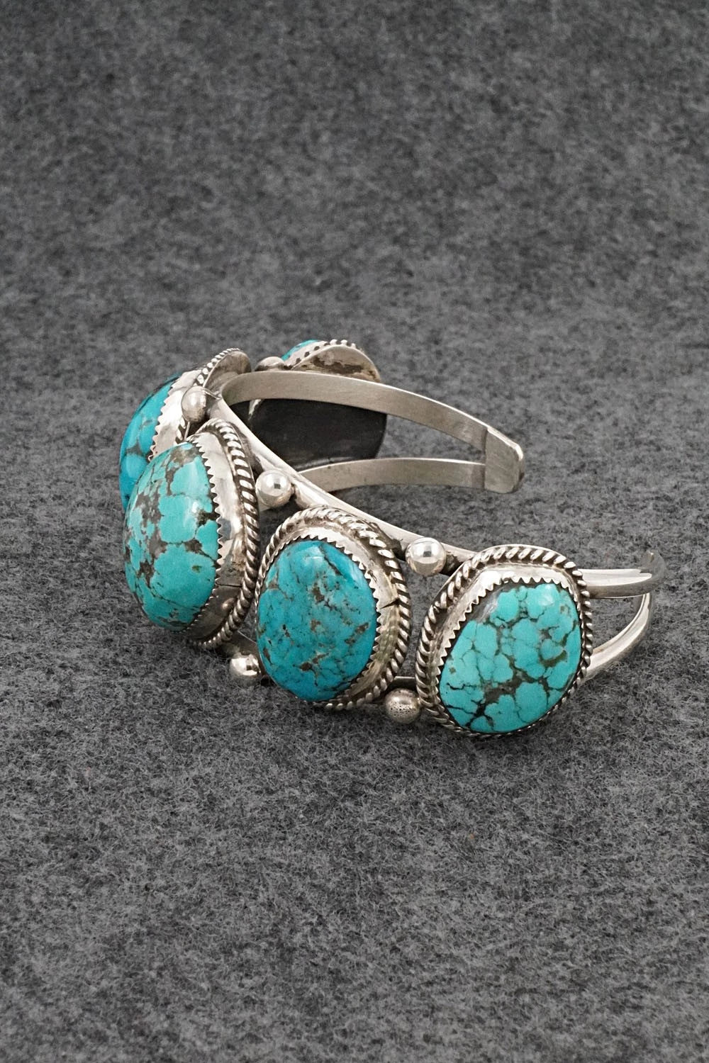 Turquoise & Sterling Silver Bracelet - Ray Nez