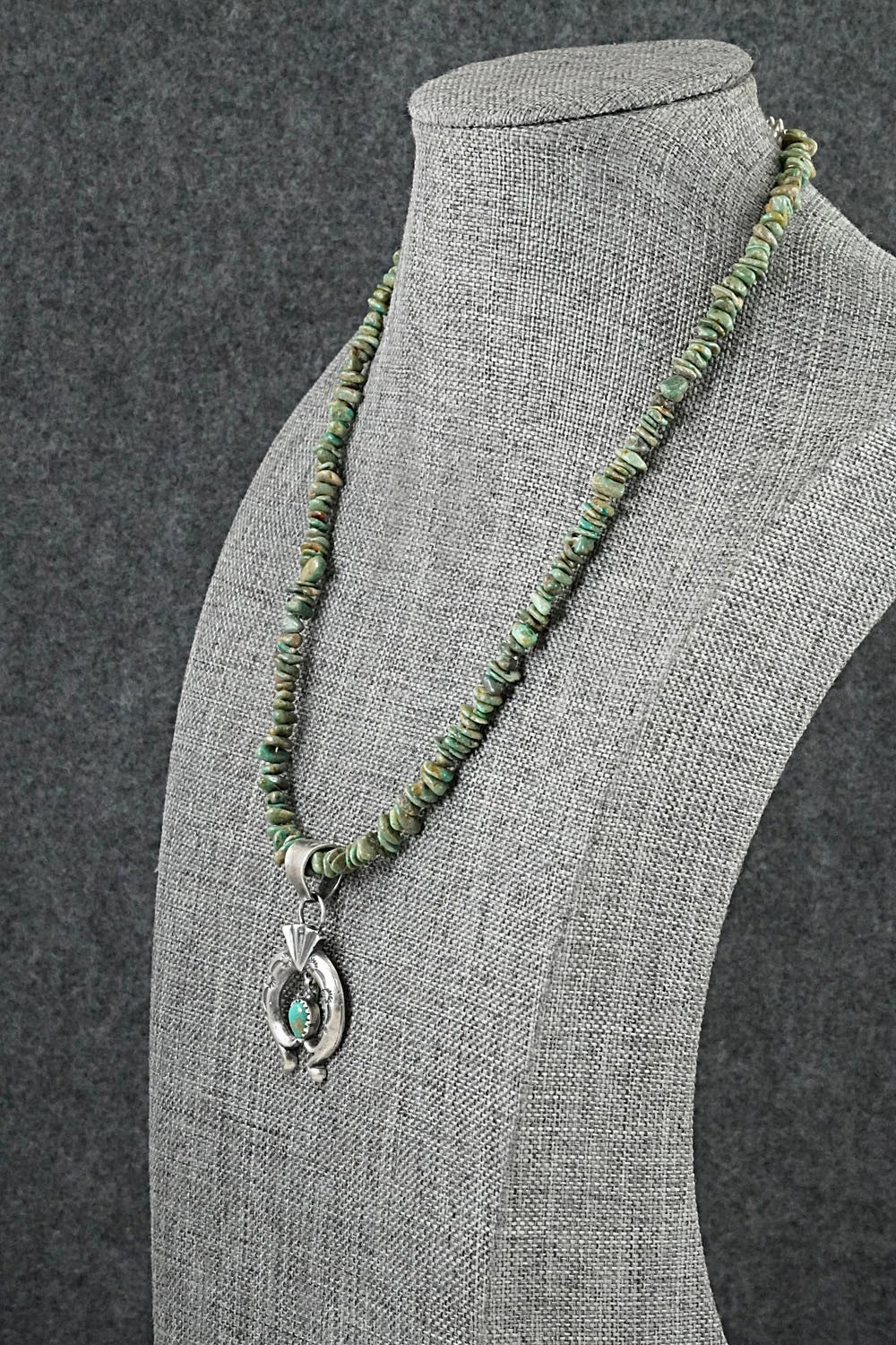 Turquoise & Sterling Silver Necklace - Sharon McCarthy