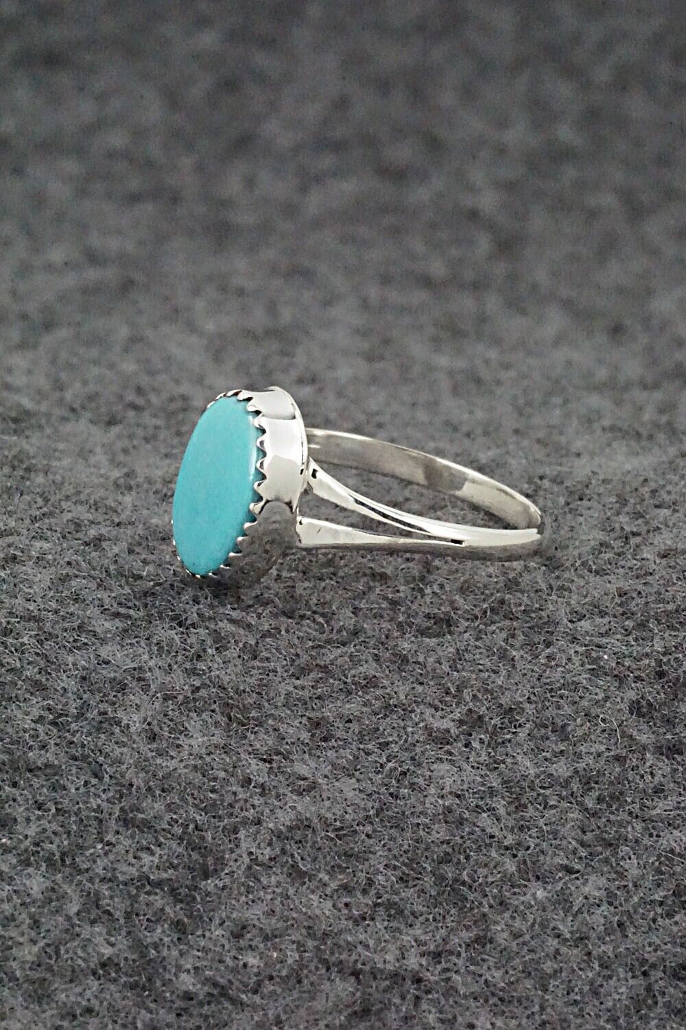Turquoise & Sterling Silver Ring - Sharon McCarthy - Size 7.25