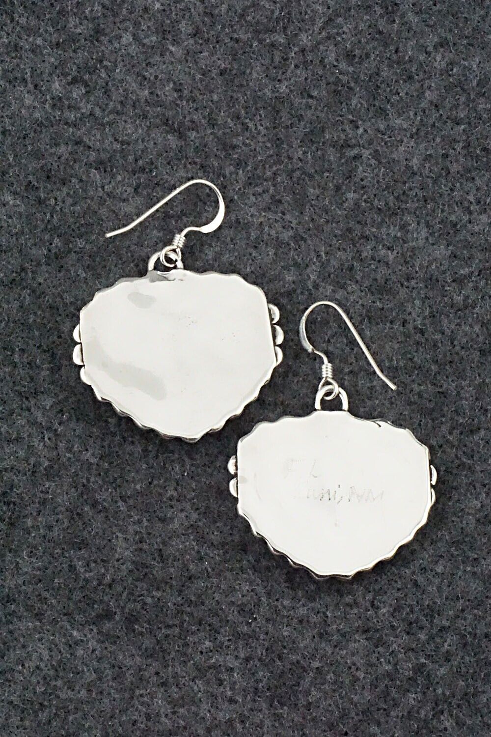 Turquoise & Sterling Silver Earrings - Faye Lowsayatee