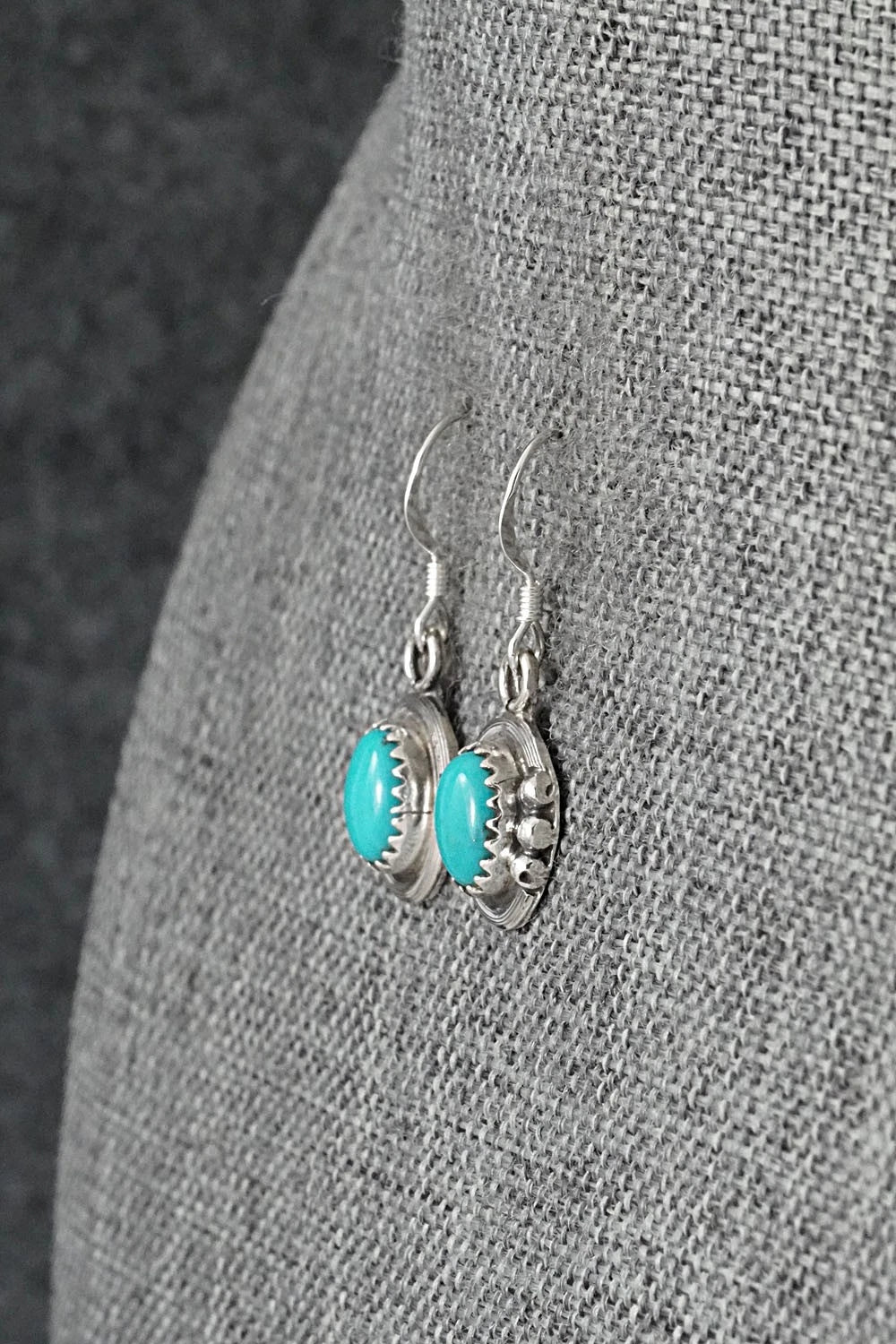 Turquoise & Sterling Silver Earrings - Rita Largo