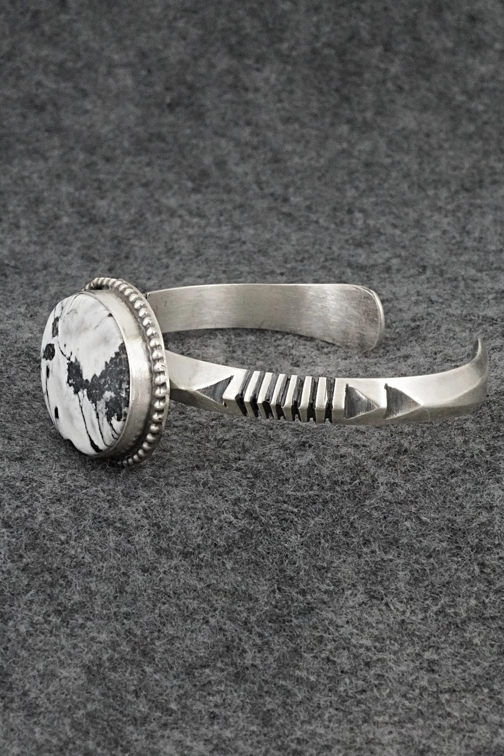 White Buffalo & Sterling Silver Bracelet - Paul Livingston
