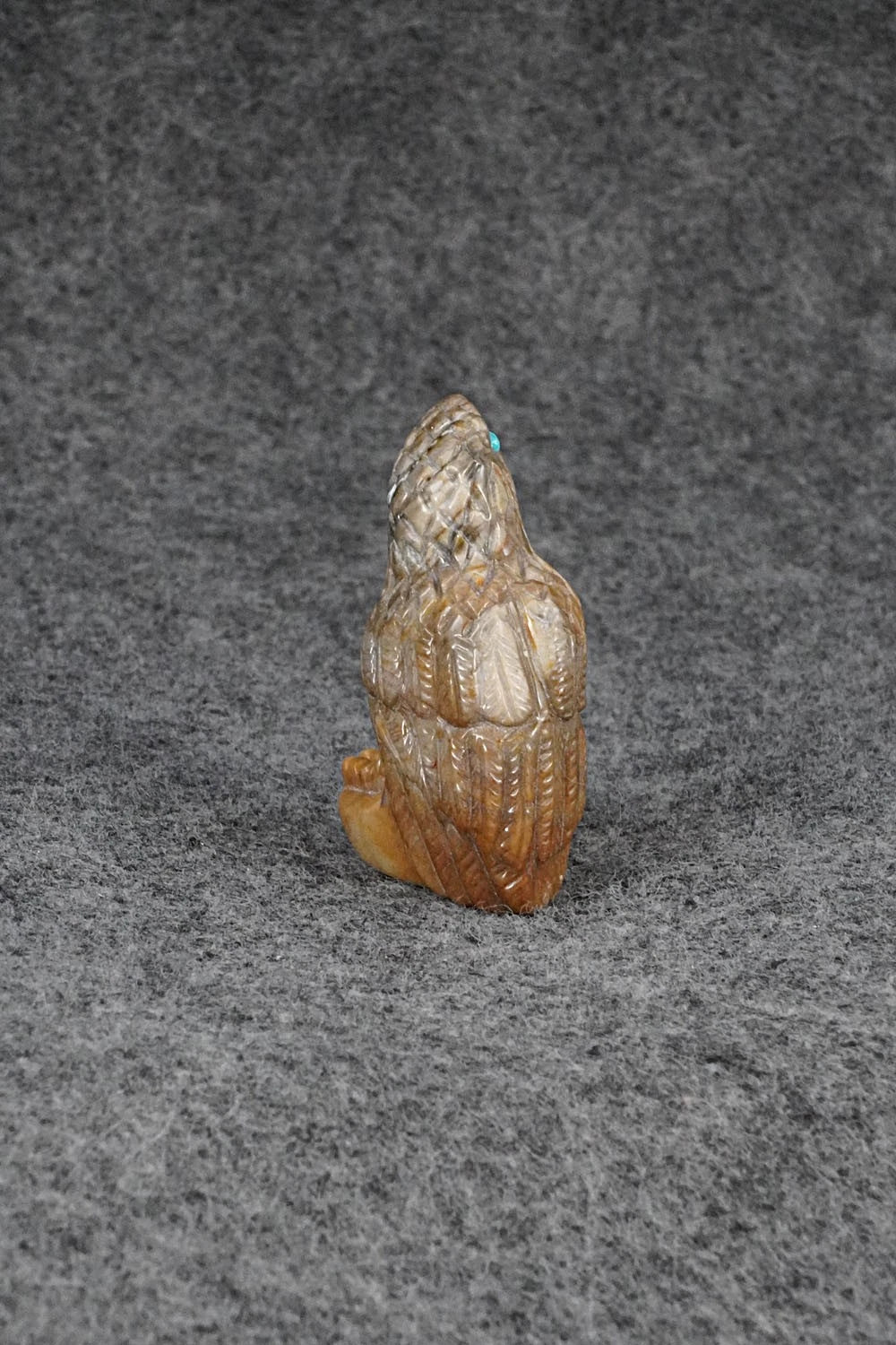 Eagle Zuni Fetish Carving - Randy Lucio