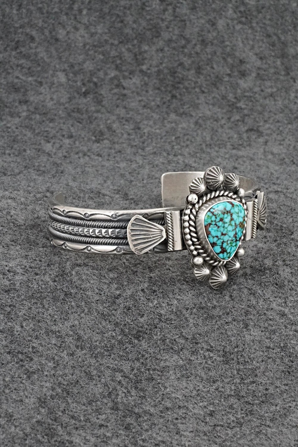Turquoise & Sterling Silver Bracelet - Michael Calladitto