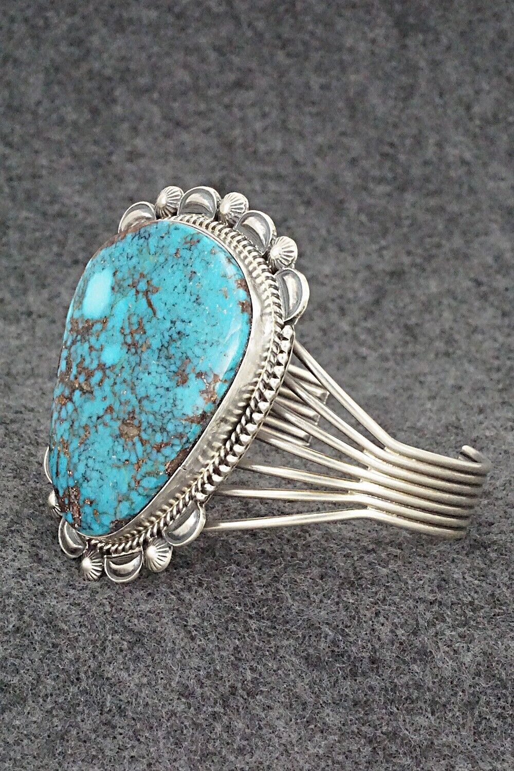 Turquoise & Sterling Silver Bracelet - Derrick Gordon