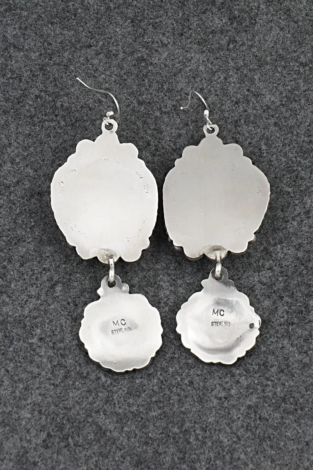 Turquoise & Sterling Silver Earrings - Michael Calladitto