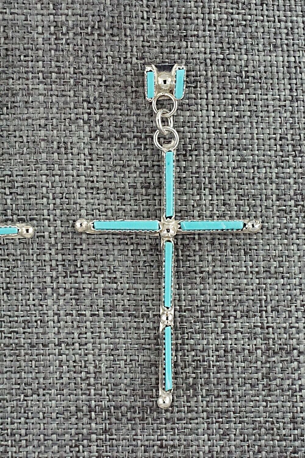Turquoise & Sterling Silver Earrings - Ashley Laate