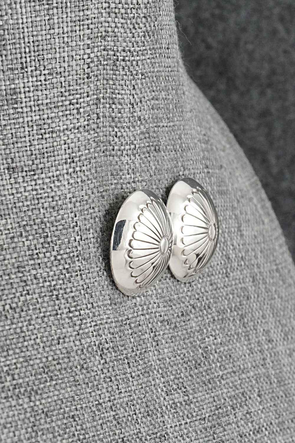 Sterling Silver Earrings - Marie Yazzie