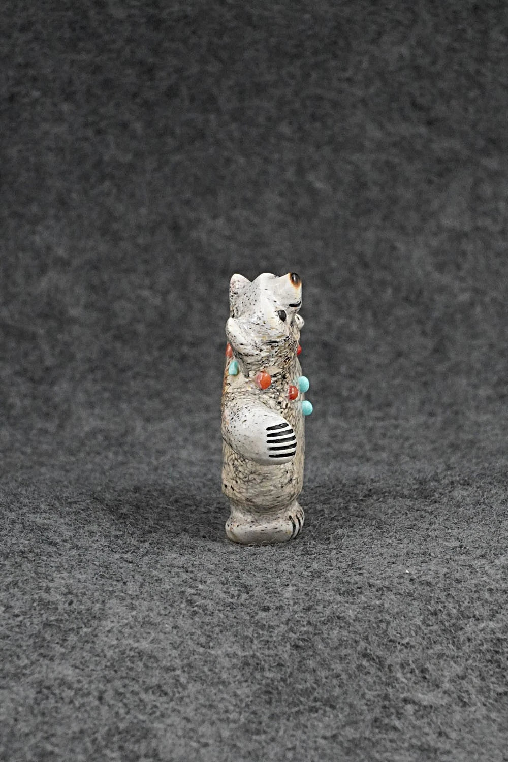 Dancing Bear Zuni Fetish Carving - Claudia Peina