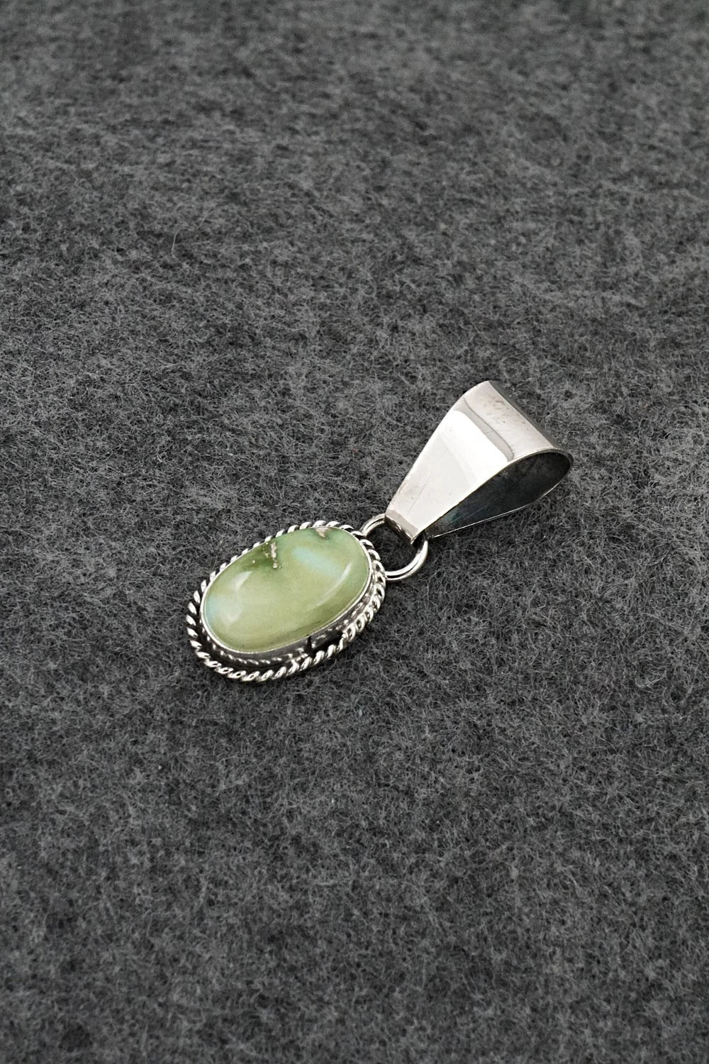 Turquoise & Sterling Silver Pendant - Rosemary Saunders