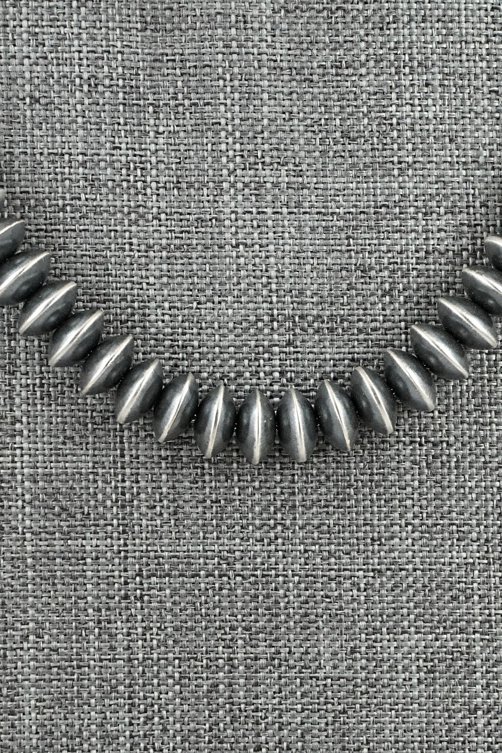 Sterling Silver Navajo Pearl Necklace 18" - Tonisha Haley