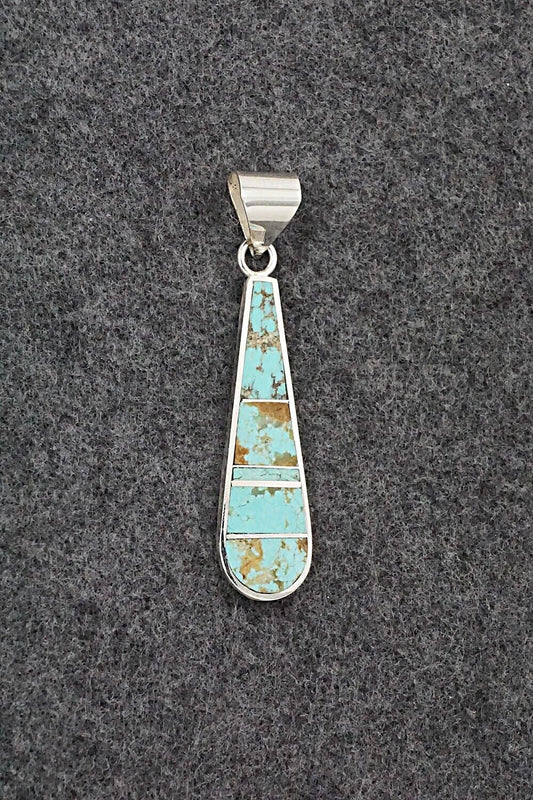 Turquoise & Sterling Silver Pendant - Harold Smith