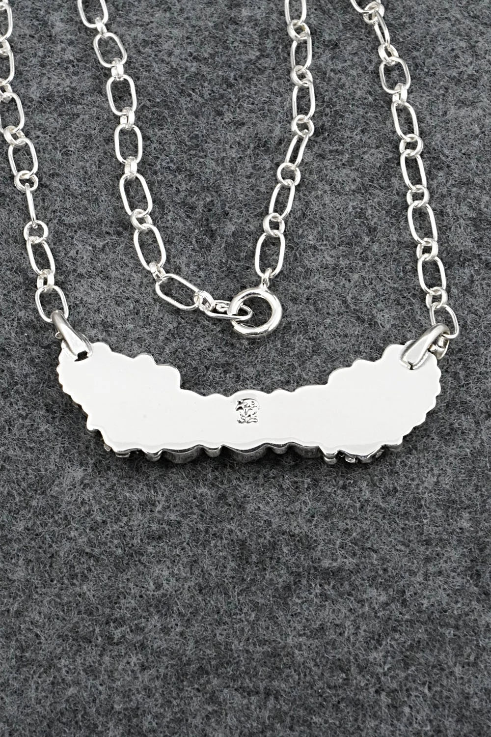 Turquoise & Sterling Silver Necklace - Gwendolyn Burnside