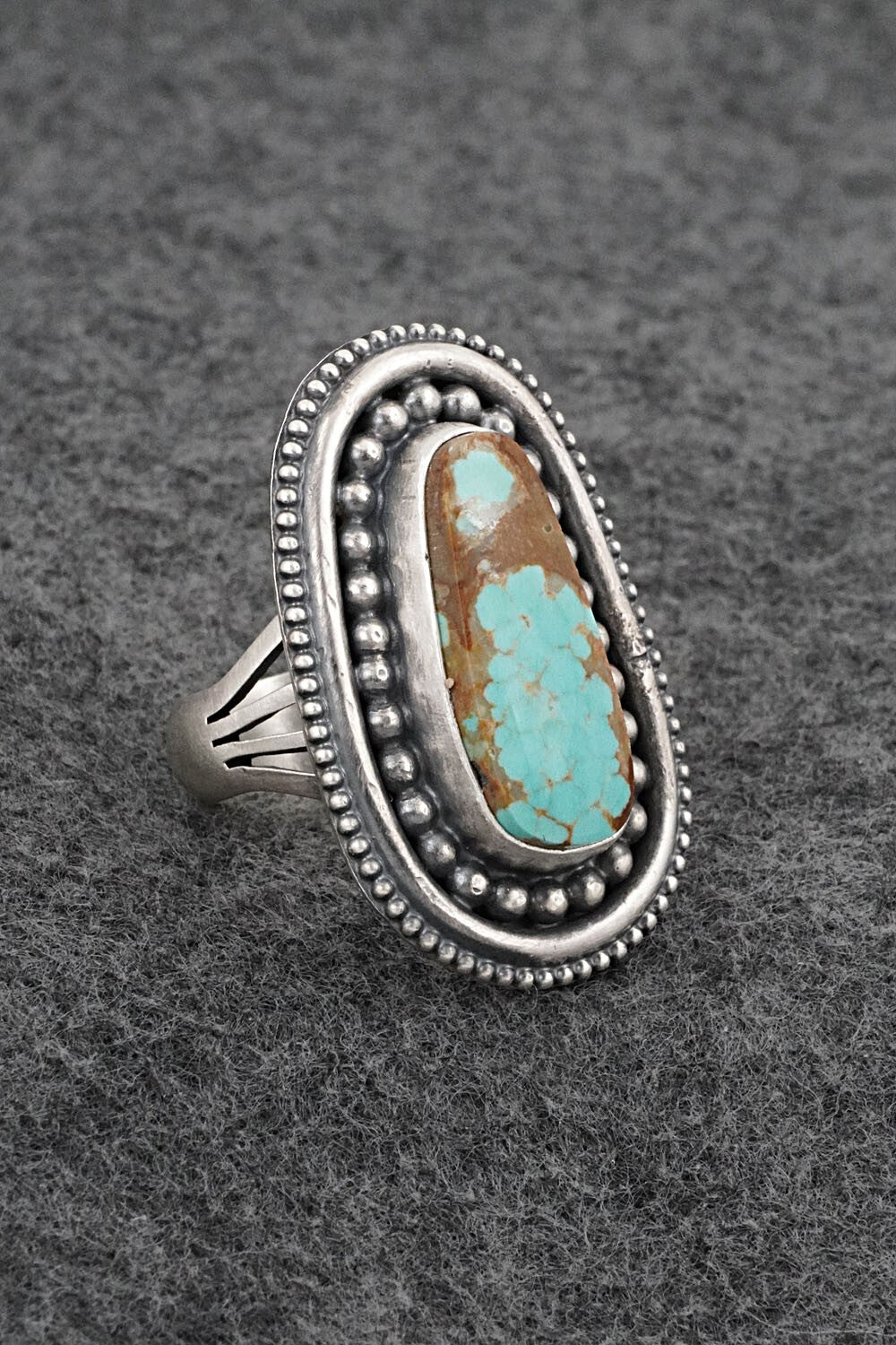 Turquoise & Sterling Silver Ring - Marita Benally - Size 9