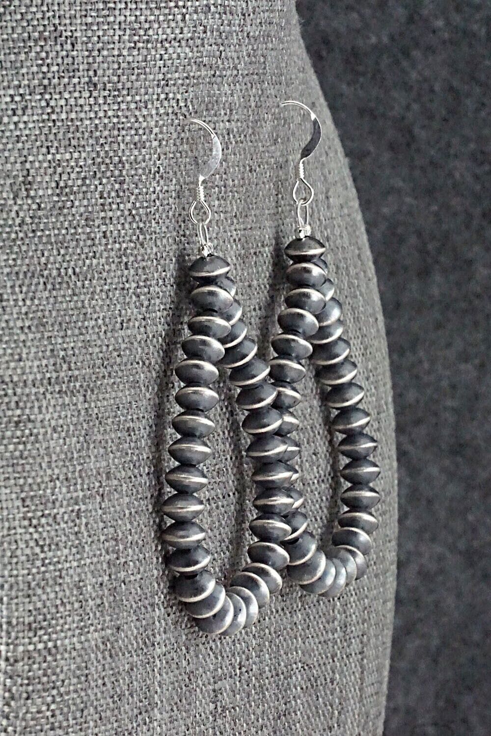 Sterling Silver Beaded Earrings - Louise Joe